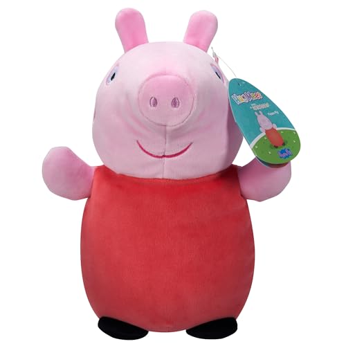 Squishmallows SQPP00004 - Peppa Pig HugMees, offizielles Kelly Toys Plüsch, superweiches Kuscheltier von Squishmallows