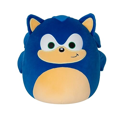 Squishmallows SQSG00014 - Sonic The Hedgehog 25 cm, Offizielles Kelly Toys Plüsch, Superweiches Kuscheltier von Squishmallows