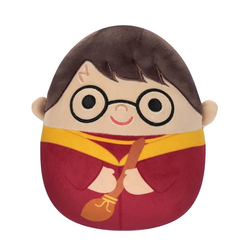 Squishmallows SQWB00124 - Harry Potter in Quidditch Robe 25 cm, offizielles Jazwares Plüsch, superweiches Kuscheltier von Squishmallows