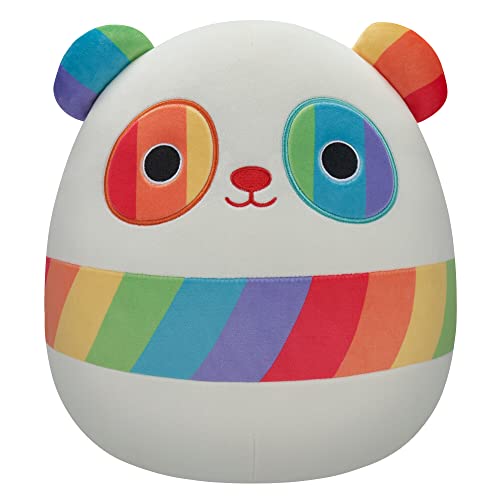 Squishmallows Sarakee Pride Rainbow Panda – mittelgroß, ultraweich, offizielles Kelly-Spielzeug, Plüsch, 30,5 cm von Squishmallows
