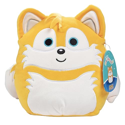 Squishmallows Sonic The Hedgehog: Tails, offizielles Kellytoy SEGA Plüsch, Sammlerstück, weiches & quetschbares Plüschtier, 20,3 cm von Squishmallows