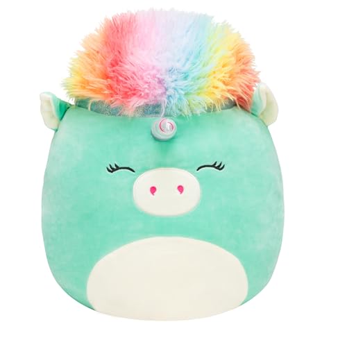 Squishmallows Squish Doos 35 cm Einhorn Plüschtier – Füge Kennedy zu deinem Squad hinzu, ultrasofte Plüschfigur von Squishmallows