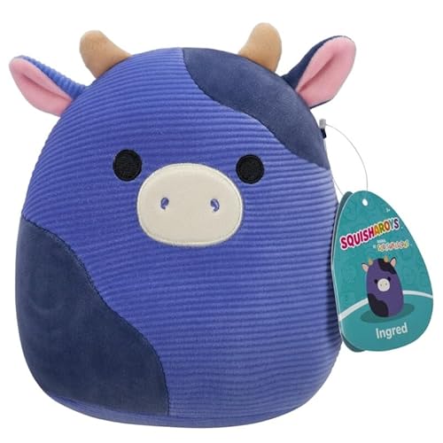 Squishmallows Squisharoys - Ingred die Kuh 19 cm, offizielles Jazwares Plüsch, superweiches Kuscheltier - Seltenes Modell 2024 Squishmallows Squisharoys - Ingred die Kuh 19 cm, offizielles Jazwares Plüsch, superweiches Kuscheltier - Seltenes Modell 2024 von Squishmallows