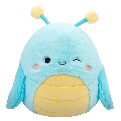 Squishmallows FuzzAMallows Giles der Grashüpfer 40 cm, offizielles Jazwares Plüsch, superweiches Kuscheltier von Squishmallows
