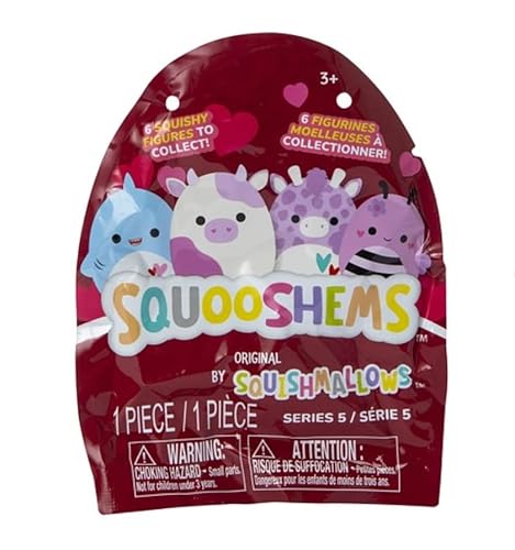 Squishmallows Squooshems Valentine's Day Blind Bag Figure Series 5 - Get 1 Squooshems von Squishmallows
