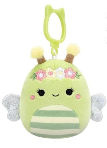 Squishmallows Sybil Die Biene mit Blumenkrone, 8,9 cm Clip Plüschtier Squishmallows Sybil Die Biene mit Blumenkrone, 8,9 cm Clip Plüschtier von Squishmallows