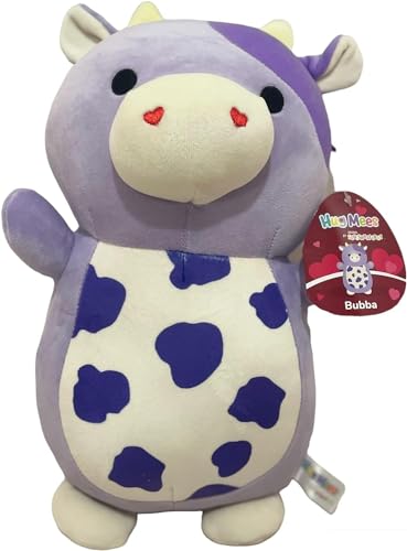 Squishmallows Valentine Squad Hug Mees Plüschtier, 25,4 cm, Bubba, die violette Kuh von Squishmallows