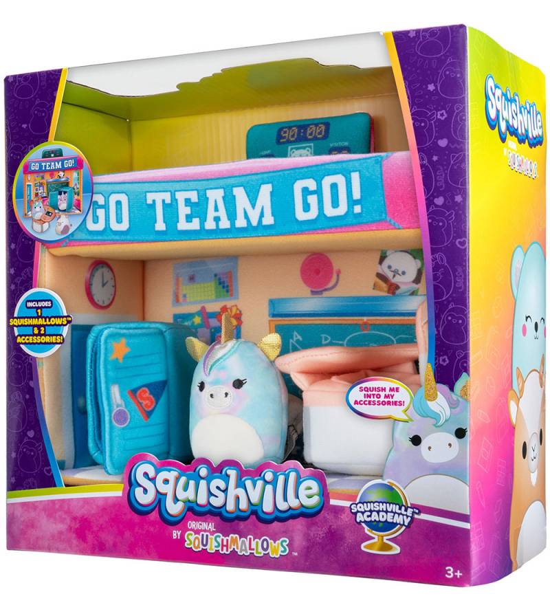 Squishville Puppenhaus - Squishville Academy - Squishville - One Size - Puppenhauser Squishville Puppenhaus - Squishville Academy - Squishville - One Size - Puppenhauser von Squishville