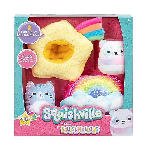 Squishville SQM0477 - Accessoire Set Süße Träume, superweiche Mini-Squishmallows, 5cm Plüschfigur mit Zubehör Squishville SQM0477 - Accessoire Set Süße Träume, superweiche Mini-Squishmallows, 5cm Plüschfigur mit Zubehör von Squishville