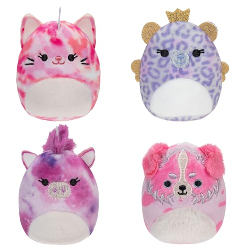 Squishville SQM0503-4er Pack Pyjamaparty Squad, superweiche Mini-Squishmallows, 5cm Plüschfiguren Squishville SQM0503-4er Pack Pyjamaparty Squad, superweiche Mini-Squishmallows, 5cm Plüschfiguren von Squishville