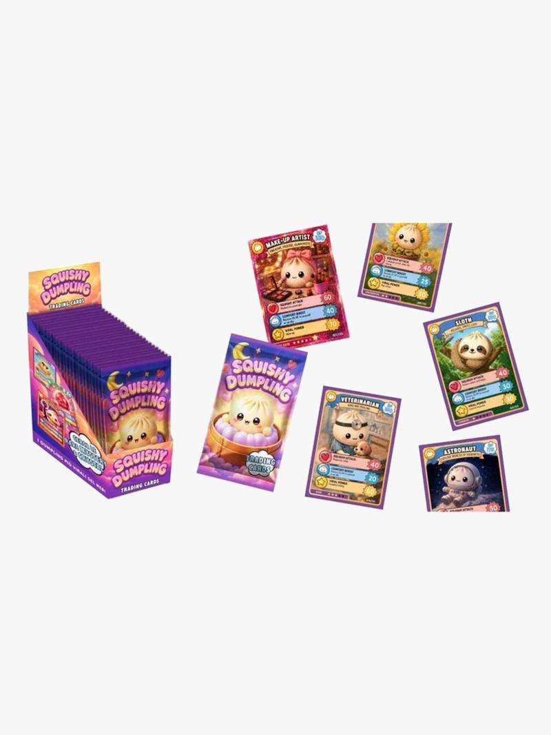 Squishy Dumplings Sammelkarte 5er-Pack Gemischte Auswahl Squishy Dumplings Sammelkarte 5er-Pack Gemischte Auswahl von SquishyDumplings
