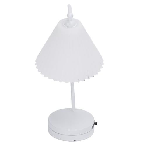 1:12 Schuppenhaus Tisch Leicht Einfacher Weißer Plissierter Lampenschirm Lampenlampe Dekoration Puppenhauszubehör 1:12 Schuppenhaus Tisch Leicht Einfacher Weißer Plissierter Lampenschirm Lampenlampe Dekoration Puppenhauszubehör von Srliya