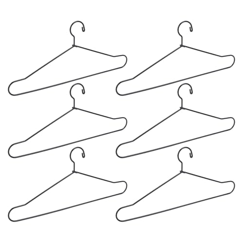 10pcs Schwarze Mini -Metall -Puppenkleiderbügel, Süße Cartoon Closet Decor Accessoires, Edelstahl, Geeignet für Puppenfans, Organisieren Sie die Puppengarderobe Leichter und 10pcs Schwarze Mini -Metall -Puppenkleiderbügel, Süße Cartoon Closet Decor Accessoires, Edelstahl, Geeignet für Puppenfans, Organisieren Sie die Puppengarderobe Leichter und von Srliya