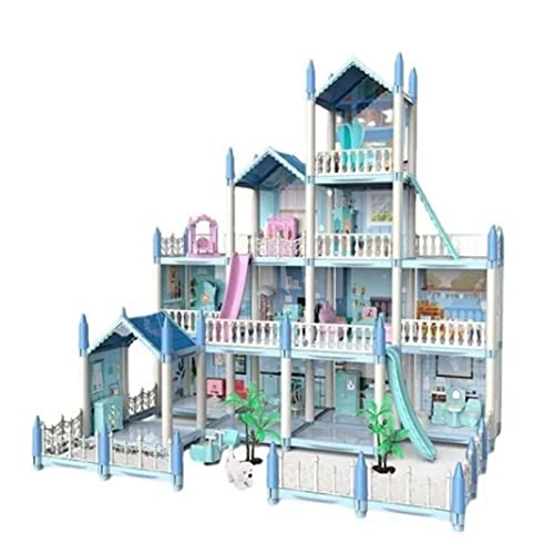 14 Zimmer Puppenhaus DIY Puppenhaus Prinzessin Schloss Mädchen Spielzeug Möbel Zubehör Weihnachten Geburtstagsgeschenk von Srliya