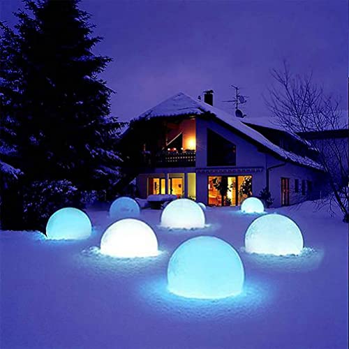 16-farbiger LED-Leucht-Wasserball, Ferngesteuertes Aufblasbares PVC-Pool-Wasserball-Spielzeug (Wie gezeigt #28) von Srliya