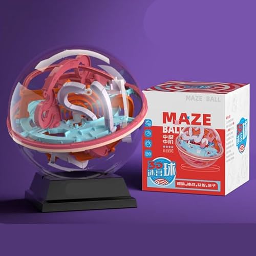 3D-Labyrinth-Ball, Interaktiv, 17,8 cm, Pädagogisches 3D-Labyrinth-Spiel, Puzzle-Ball, Spielzeug, Geschenke für Kinder, Teenager, Erwachsene 3D-Labyrinth-Ball, Interaktiv, 17,8 cm, Pädagogisches 3D-Labyrinth-Spiel, Puzzle-Ball, Spielzeug, Geschenke für Kinder, Teenager, Erwachsene von Srliya