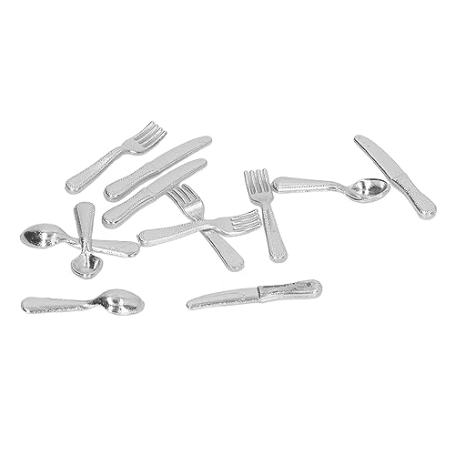 5 Packungen Miniatur-Messer, Gabeln, Löffel, 1/12, Miniatur Servierwerkzeug, Dinner-Set Puppenhaus, Küchenbedarf, 1:12, Heimdekoration 5 Packungen Miniatur-Messer, Gabeln, Löffel, 1/12, Miniatur Servierwerkzeug, Dinner-Set Puppenhaus, Küchenbedarf, 1:12, Heimdekoration von Srliya