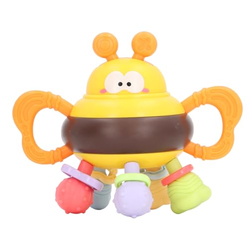 Baby-Rasselball-Spielzeug, 3-in-1 Baby-Handrassel-Spielzeug, 10 Stück, Bunte Beißbälle, Zahnfleischmassage, Silikon-Beißring für die Frühe Bildung Baby-Rasselball-Spielzeug, 3-in-1 Baby-Handrassel-Spielzeug, 10 Stück, Bunte Beißbälle, Zahnfleischmassage, Silikon-Beißring für die Frühe Bildung von Srliya