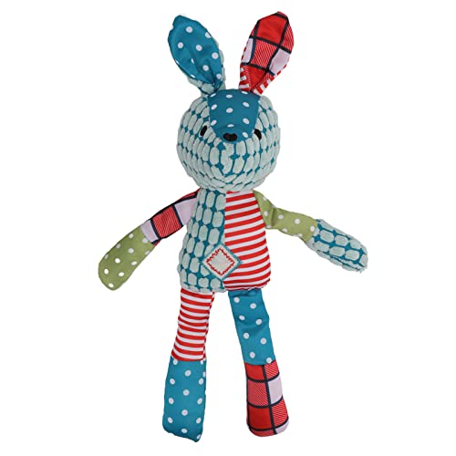 Baby-Sicherheitspuppe, Gefüllt, Niedliches, Lebendiges Sicherheits-Tierspielzeug für Kleinkinder mit Beißplüsch für Frühkindlichen Schlaf (Blaues Kaninchen) von Srliya