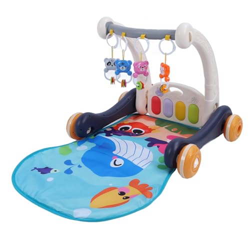 Baby-Spielmatte, Pedal, Klavier, Fitnessstudio, Gehhilfe, Multifunktionale Musikalische Aktivitätsmatte für Säuglinge, Neugeborene, Kleinkinder, mit Verstellbarer Höhe und Baby-Spielmatte, Pedal, Klavier, Fitnessstudio, Gehhilfe, Multifunktionale Musikalische Aktivitätsmatte für Säuglinge, Neugeborene, Kleinkinder, mit Verstellbarer Höhe und von Srliya