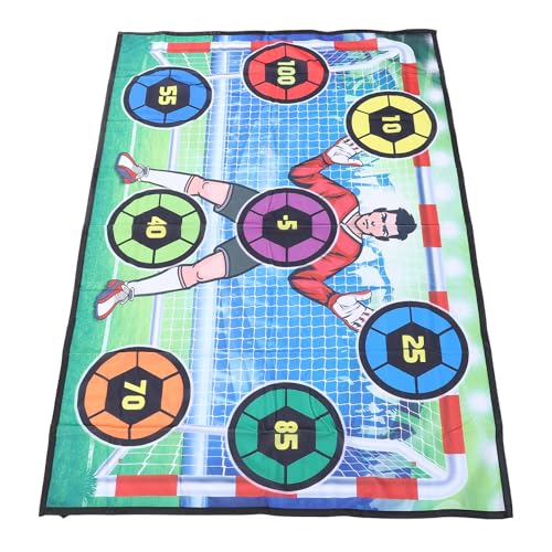 Fußballspiel Set mit 2 Bällen Air Pump Skill Development Matte Toss Fußball -Ziel -Torspiel für den Innenraum Im Freien Im Freien Fußballspiel Set mit 2 Bällen Air Pump Skill Development Matte Toss Fußball -Ziel -Torspiel für den Innenraum Im Freien Im Freien von Srliya