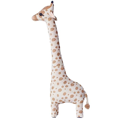 Giraffenpuppe, Superweiche PP-Füllung, Baumwolle, Standfest, Niedliche Giraffen-Schlafpuppe, Stofftier (100cm) von Srliya