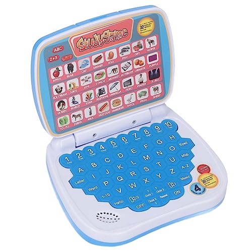 Intelligenter Vorschul-Laptop, 5 Lernmodi. Laptop- Lernen Computerspielzeug für Bessere Gedächtnis- und Denkfähigkeiten, Kunststoff, Mehr Als 3 Jahre Alt von Srliya