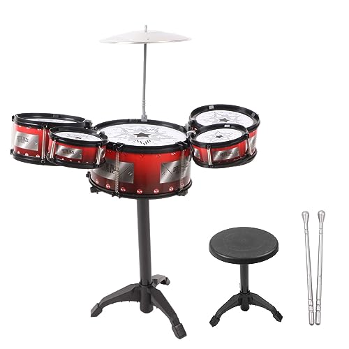 Jazz Set Musikinstrument Bass Set Percussion Tragbares Rock Jazz Kit für Anfänger Jazz Set Musikinstrument Bass Set Percussion Tragbares Rock Jazz Kit für Anfänger von Srliya