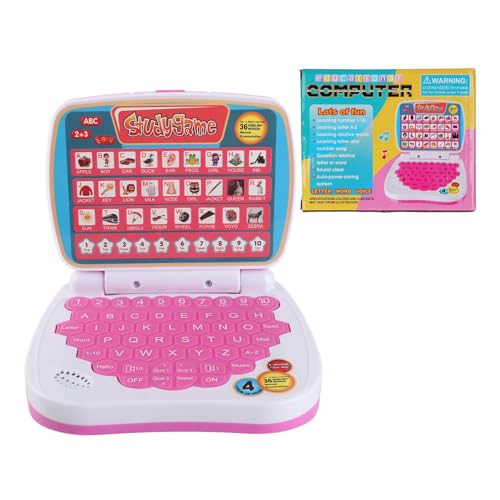Kleinkind-Computerspielzeug, Kinderspielzeug, Kleiner Laptop für Kinder ab 3 Jahren, 5 Lernmodi, Aufbau von Denkfähigkeiten, Englischlernen, Laptop-Spielzeug Kleinkind-Computerspielzeug, Kinderspielzeug, Kleiner Laptop für Kinder ab 3 Jahren, 5 Lernmodi, Aufbau von Denkfähigkeiten, Englischlernen, Laptop-Spielzeug von Srliya