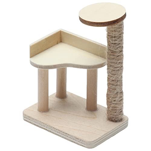 Klettergerüst für Katzen, 1:12, Miniatur-Puppenhaus, Holzfarbe, Klettergerüst für Katzenhaus, Möbeldekoration, Spielzeug 1:12, Miniatur Klettergerüst für Katzen, 1:12, Miniatur-Puppenhaus, Holzfarbe, Klettergerüst für Katzenhaus, Möbeldekoration, Spielzeug 1:12, Miniatur von Srliya