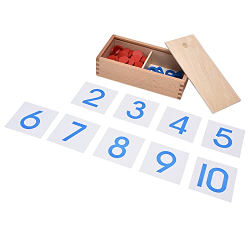 Nummern und Chips Unterrichten AIDS, Montessori Math Educational Toy für 3+, Lernen Sie das Zählen von 1 Bis 10 mit Verhandlungschips, Ideales für die (Professionelle Version Nummern und Chips Unterrichten AIDS, Montessori Math Educational Toy für 3+, Lernen Sie das Zählen von 1 Bis 10 mit Verhandlungschips, Ideales für die (Professionelle Version von Srliya