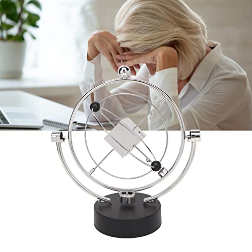 Perpetuum Motion Toy, Celestial Orbit Model Swing Side to Side, Lehrspielzeug für Neuheiten, Metall-Desktop-Dekoration Zum Lernen von Kindern, Plastische Kunst und (Perpetuum Perpetuum Motion Toy, Celestial Orbit Model Swing Side to Side, Lehrspielzeug für Neuheiten, Metall-Desktop-Dekoration Zum Lernen von Kindern, Plastische Kunst und (Perpetuum von Srliya