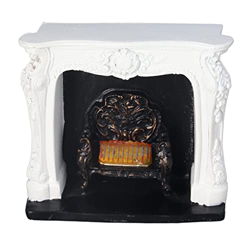 Puppenhaus, LED, Kamin, Rokokostil, Schalter, einfach, Kunstharz, tragbar, 1:12, Puppenhaus-Dekoration, 1:12, Puppenhaus-Dekoration Puppenhaus, LED, Kamin, Rokokostil, Schalter, einfach, Kunstharz, tragbar, 1:12, Puppenhaus-Dekoration, 1:12, Puppenhaus-Dekoration von Srliya