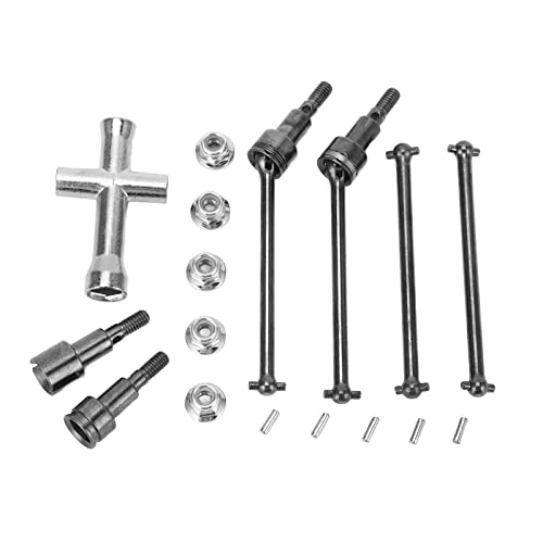 RC Vordere Hintere Antriebswelle Set Stahl CVD -Antriebswelle für SCY 16101 16102 16103 16201pro 1/16 RC -Auto von Srliya