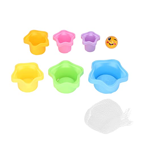 Spielzeug Kleinkinder, 16×13×13, 6 Stück, Stapelbecher, Abflussloch, DIY, Pädagogisch, Sichere Form, Kunststoff, Baby-Nistspielzeug Kinder ab 6 Monaten Spielzeug Kleinkinder, 16×13×13, 6 Stück, Stapelbecher, Abflussloch, DIY, Pädagogisch, Sichere Form, Kunststoff, Baby-Nistspielzeug Kinder ab 6 Monaten von Srliya