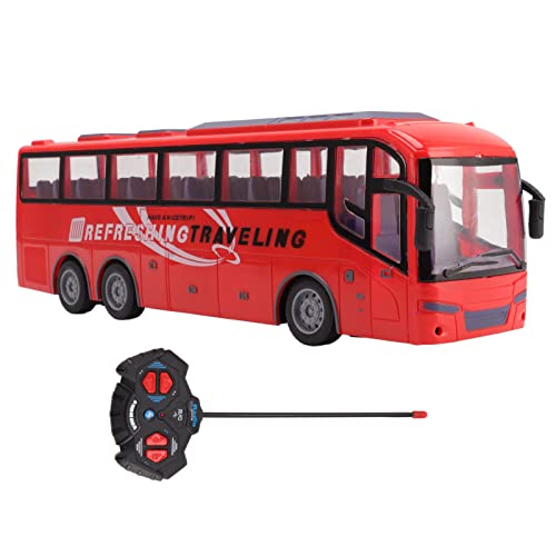 Srliya 1/30 Fernbedienungsbus-Modell, Elektrische Drahtlose Simulation, Großes RC-Bus-Spielzeug mit Fernbedienung, Fernbedienungsbus, RC-Bus-Modell, Fernbedienungsbus (Rote Reise) von Srliya