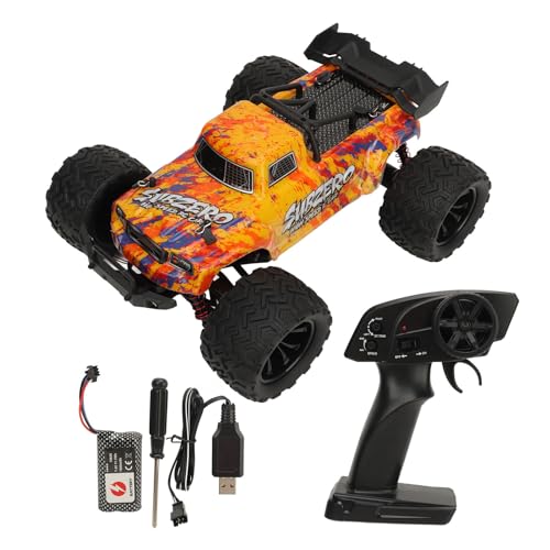 Srliya 1:16 RC-Auto Hochgeschwindigkeits-Doppelmotor-Elektro-Off-Road-Ferngesteuerter Kletter-Truck für Kinder über 8 Jahre RC-Auto All-Terrain-RC-Auto Elektro-Off-Road-RC-Trucks (Orange) von Srliya
