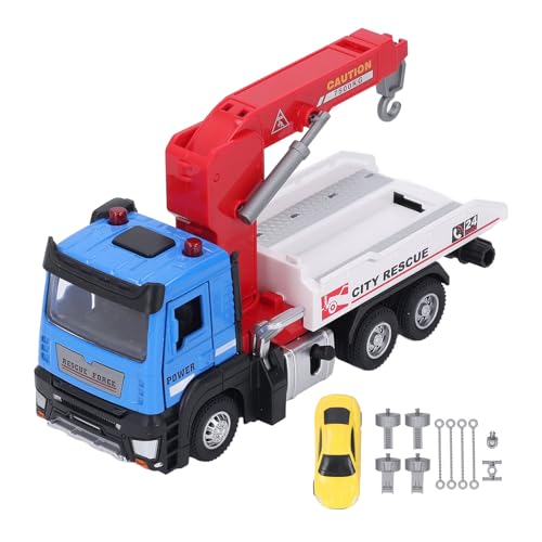 Srliya 1:32 Transport Abschleppwagen Spielzeug Hebefunktion Abschleppwagen mit Haken und Auto Fahrzeugmodell für Kinder (Blau) von Srliya
