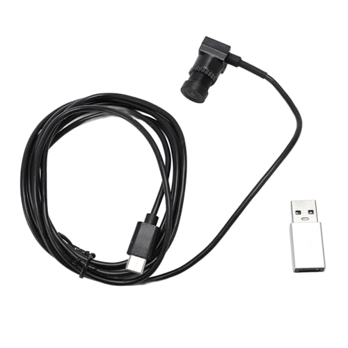 Srliya 1080P Typ-C-Webcam, Klares Display, Plug-and-Play, Kompaktes Design, Vielseitige Verwendung für Smartphone-Laptop, PVC-Material, 1,5 M Kabel von Srliya