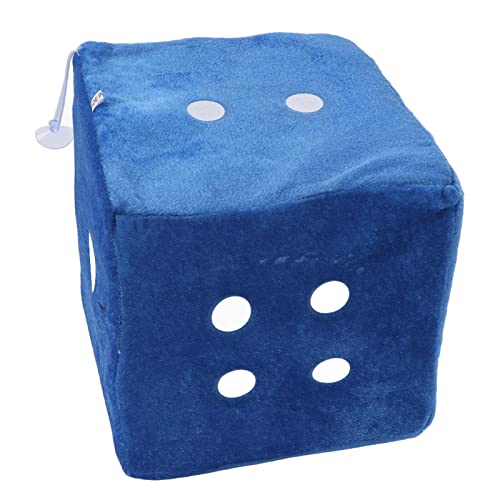 Srliya 20 cm Plüschwürfel Spielzeug Weichgefüllte Würfel Kissen für Wohnkultur -Sofa -Dekoration für Kinder Weihnachten Geburtstagsfeier (Blau) von Srliya