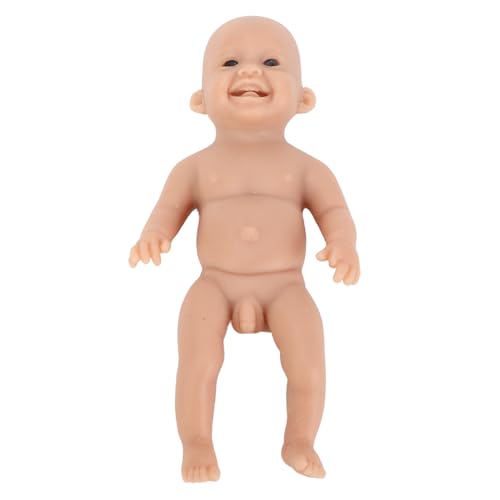 Srliya 6 Zoll Miniatur Silikon Baby Süßes Weich Wiedergeborener Miniatur Babypuppen Realistische Neugeborene Babypuppe für Kinder (Junge) von Srliya