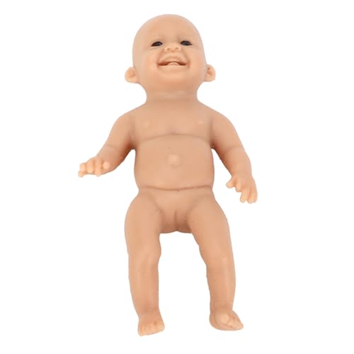 Srliya 6 Zoll Miniatur Silikon Baby Süßes Weich Wiedergeborener Miniatur Babypuppen Realistische Neugeborene Babypuppe für Kinder (Mädchen) von Srliya