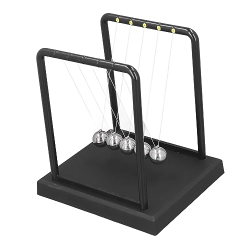 Srliya Balancebälle, Verlängerte Schwingzeit, Schreibtischdekoration Zum Stressabbau, Geschenkidee für, Kunststoff und Metall, 6,61 X 5,67 X 7,2 Zoll von Srliya