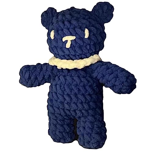 Srliya Crochet Bear Kit, Handstrickbaumwolle, Weiche, Helle Farbfixierung, Gutes für und Erwachsene, Verbesserung der Familienbeziehung, Weihnachts Halloween Neujahrs -Handwerks von Srliya