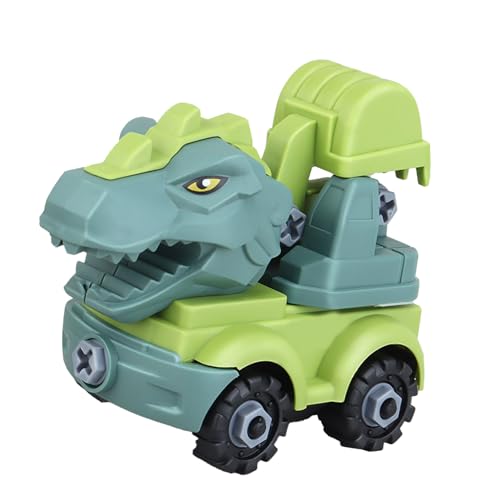 Srliya Dinosaurier-Thema, Kinder-Baufahrzeuge, Szenensimulation, DIY-Montagetechnik, LKW-Spielzeug (Bagger) von Srliya