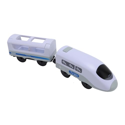 Srliya Elektrische Spielzeugeisenbahn, blau/weiß, Niedliches ABS, Interaktives Kinder-Eisenbahn-Spielzeug für den Heimkindergarten Srliya Elektrische Spielzeugeisenbahn, blau/weiß, Niedliches ABS, Interaktives Kinder-Eisenbahn-Spielzeug für den Heimkindergarten von Srliya