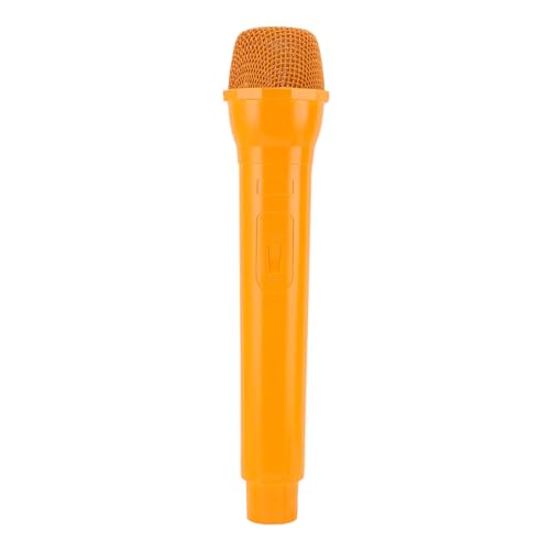 Srliya Fake Microfon Prop Simulierte Plastische Mikrofon -Requisite für Cosplay -Fotografie -Training (Orange) von Srliya