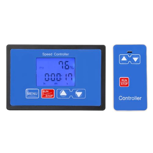 Srliya Fernbedienungssteuerungs-DC-Bürstenmotor-Geschwindigkeitskontroller 6,5 V-55V 30A LCD Motorzyklus Lauf/Stopp-Timer von Srliya