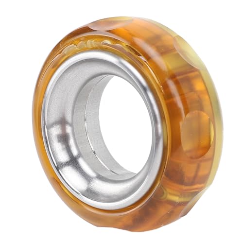 Srliya Fingerring, Fingerspitzen-Spielzeug, Fingerspitzen-Ring-Spielzeug, Edelstahl, Fingerspitzen-Angstring, Handheld-Fingerspitzen-Spielzeug für Büro, Bernsteinfarben Srliya Fingerring, Fingerspitzen-Spielzeug, Fingerspitzen-Ring-Spielzeug, Edelstahl, Fingerspitzen-Angstring, Handheld-Fingerspitzen-Spielzeug für Büro, Bernsteinfarben von Srliya