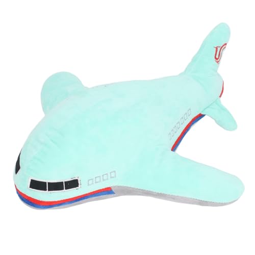 Srliya Gefüllte Flugzeug-Plüschtiere, Bezauberndes Weiches, Bequemes Kinderspielzeug-Flugzeugkissen Zum Dekorieren des Heimsofas (Grün) von Srliya